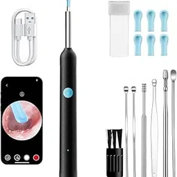 Ear Wax Cleaner With Camera | Ear Cleaner wax Removal Kit with 1080P HD Camera WIFI Connection LED Light, Endoscope with Extra Cleanning Tool, Otoscope with Light for iOS & Android Adults Gift-picture-42