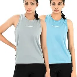 activebug Sports Gym Running Workout Sleeveless Tank Top (Combo of 2)-picture-54