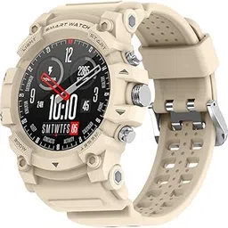 PEJE 1.39” Watch For Men,Smart Watch For Men with GPS,1ATM Waterproof Bluetooth calling Smart Watch,120+ Sport Modes, with SpO2/Heart Rate/Sleep Monitor,Smartwatch Compatible Android iOS (Beige)-picture-19