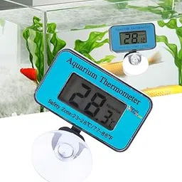 Sun-sun Aquarium Digital Fish Tank Thermometer (WDJ-005) with Water Proof image 1