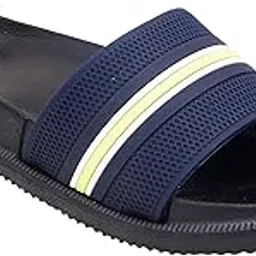qrite Men’s Stylish Slider Slippers | EVA Sole | Lightweight, Anti-Slip, Quick Dry-picture-19