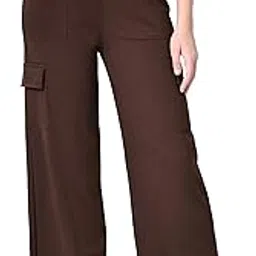 ds fashion Women Cotton Blend Regular Fit Mid Rise 4 Pockets Cargo Pants-picture-46