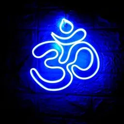 SG PRINT Om Led Neon SIGN Light for Wall, Office, Pooja room, Mandir Decoration, Home Decor(12x12) Blue-picture-21
