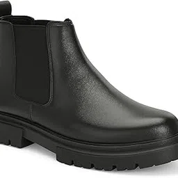 heightx Height Increasing Shoes for Men Elevator Mid High Chelsea Boots with 3 Inch Height Increase (1.25 Inch Outer Heel & 1.75 Hidden Insole) Black-picture-29