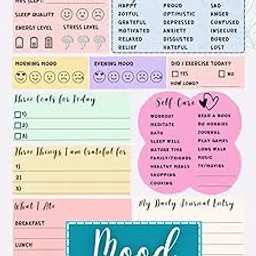 Mood Tracker Journal: Daily Tracking for Mental Health and Wellness Diary with Prompts-picture-26