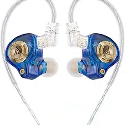 Concept Kart QKZ AK6 Lucky in-Ear Monitor Wired Earphones with HD Mic, 11mm Dynamic Driver, 3 Tuning Switches, Detachable 2-Pin OFC Cable, Wired IEM with 3.5mm Jack for Music, Gaming & Calls (Blue)-image-40