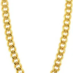 memoir Dull Goldplated look Super thick and Broad 10mm/20 Inch/135Gms chain necklace jewellery for Men-picture-12