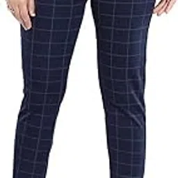 Jeggings for Women/Girls Stretchable Formals/Casual Check Lycra Checks Free Size Waist 26-30-picture-16