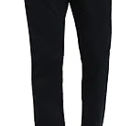 parx Men Low Rise Tapered Fit Twill Pattern Cotton Blend Flat Front Casual Trouser-picture-56
