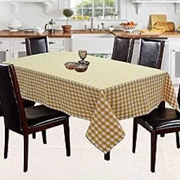 airwill Airwill, 100% Cotton Self Designed 6 Seater Table Cloth, Pack of 1 pc.-picture-15