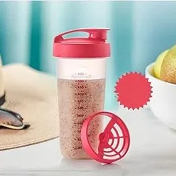 Tupperware quick shake gen 2 red and white - 680 ml capacity-picture-28