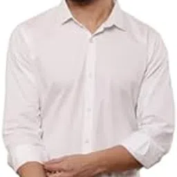 filo hevis Men's Solid Regular Fit Cotton Casual Shirt with Spread Collar & Full Sleeves.-picture-11