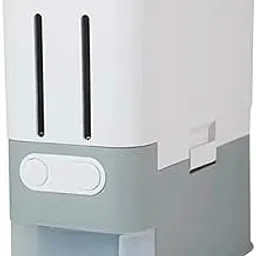 MYADDICTION Food Grain Storage Container,Cereal Rice Dispenser Gray No Divide-image-18