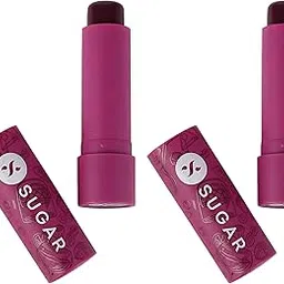 SUGAR Cosmetics Lip Moisturizer For Dry And Chapped Lips, Enriched With Shea Butter And Jojoba Oil 4.5 Gms - (Purple) (Pack of 2)-picture-34