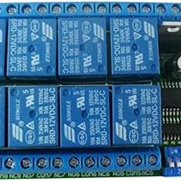 QUKAN 12V 8CH RS485 Relay Modbus RTU Protocol Serial Port Remote Control Switch for PLC Control Board-picture-10