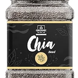 Organic Box Raw Chia Seeds for Eating 1kg (Jar Pack) Healthy Snack for Immunity Booster, Rich in Fiber - Diet Snacks for Weight Loss, Best Source of Omega 3-image-10