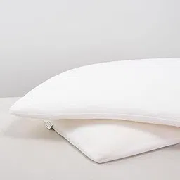 SPREAD SPAIN® Memory Foam Ultra Slim Flat Pillow 42x64 cm White and Dual-Sided Memory Foam Pillow, Anti-Bacterial and Hypoallergenic, Excellent for Stomach Sleeping-picture-25