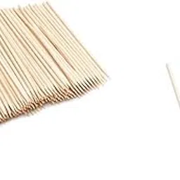 APSAMBR-Bamboo BBQ Sticks/Kebab Sticks/Wooden skewers/Bamboo Skewers/Roasting Pick 4 inches (2.3mm Thickness) (Pack of 160-picture-24