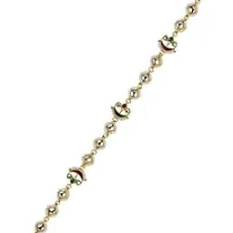 9blings Kundan Bridal Mathapatti Sheeshphool Maang Tikka For Women and Girls image 1