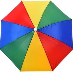 digsmorden Hands Free Umbrella Hat to Protect from Sun & Rain for Kids Umbrella (Multicolor)-picture-10