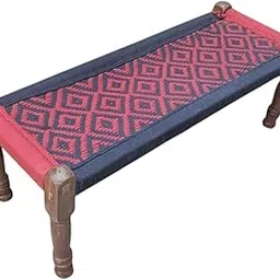 2 Seater Bench/Charpai/Khatiya/Rajasthani Traditional Settees Garden Wooden Bench-picture-55