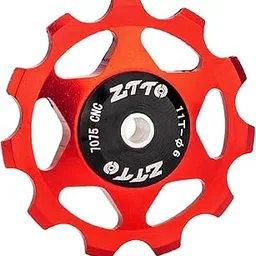 UJEAVETTE Bike Rear Derailleur Pulley 11T Parts Cycling Accessory Road Bike Pulleys red-picture-20