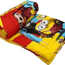 NAYU Cartoon Blanket for Kids | Organic | Pure Cotton | Reversible Cartoon Print Ac Quilt for All Season Soft, Light Weight Rajasthani Cotton Quilt for Kids (Double Bed)-picture-20