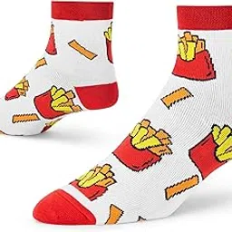 dynamocks Men's and Women's Combed Cotton Ankle Length Socks (Pack of 1) (Multicolour, Free Size)-picture-14