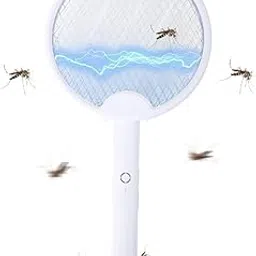 Drumstone [𝟏𝟓 𝐘𝐄𝐀𝐑𝐒 𝐖𝐀𝐑𝐑𝐀𝐍𝐓𝐘] Smart Mosquito Racket, Foldable Electric Fly Swatter with UV Light Lamp, Ultimate Bug Zapper for Effective Mosquito Defense-image-56