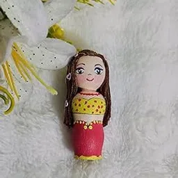 Mermaid Wood Peg Doll for Your Cutie Girlfriend, Wife, Mother, Sister or Any of Your Loved Ones | Gift Items for Home Decor, Desk, Living Room | Unique Gift | Gift of Love-picture-27