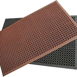 Rubber-Cal 03_122_WBK 1/2-inch Dura Chef Anti-Slip Rubber Kitchen Mat, 1/2" x 36" x 60", Black-picture-12