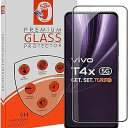 STP FEEL® Premium HD+ Tempered Glass Screen Protector Guard Compatible For Vivo T4X 5G (Inch, Pack of 1) | Edge to Edge Coverage With Easy to installation kit for Smartphone-picture-16