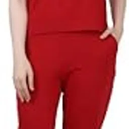 Canidae Women's Soft Cotton Solid Round Neck Ladies Co-ord Set/Night Suit with T-Shirt and Lower-image-7