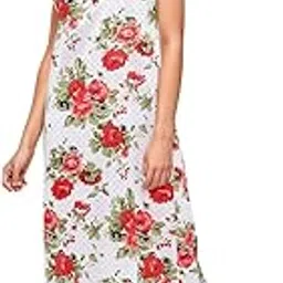 ananqe Women's Full Length Satin Nightgown,Sleeveless Maxi Nightdress with Bow Detail-picture-27