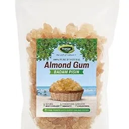Thanjai Natural Almond Gum 250 Grams Gond Katira 250 Grams Badam Pisin Tragacanth Gum Kathila Gum Astragalus Gummifer Best First Quality Pure, Natural-picture-32