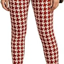 dtr fashion Women's Red Printed Stretchable Cotton Blend Casual Jegging-picture-30