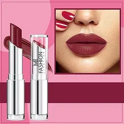 MI FASHION Soft Creme Matte Finish Stick Lipstick Cherrywood 3.5g For women All-Day Vibrancy With No Fading Or Touch-Ups Needed (Pack Of-1)-picture-33