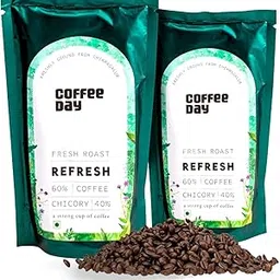 Cafe Coffee Day - Refresh 200 Gm Each (Pack Of 2)|Filter 60% Coffee & 40% Chicory, Medium To Dark Roast|South Indian Filter|Freshly Roasted Ground - Bag-picture-19