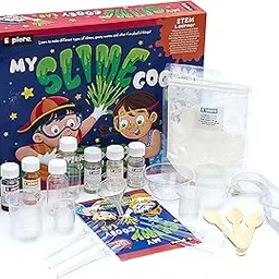 Eksploe My Slime Gooey Lab Science Kit – DIY Slime & Chemistry Experiment Toy for Kids, STEM Learning Kit for Boys & Girls, Safe & Fun Activity, Made in India-picture-59