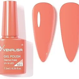 VENALISA 7.5ml #421 Gel Nail Polish Soak Off UV LED Nail Gel Polish Nail Art Starter Manicure Salon UV Gel Polish need UV light to Cure-picture-34