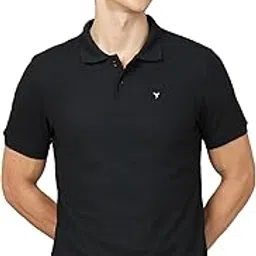 technosport Mens Slim Fit Solid Polo Neck T-Shirt with Pocket, Matpiq and Anti Microbial Properties-picture-51