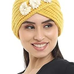 fabseasons Acrylic Woolen Skull Stretch Headband/Ear Warmer/Cap/Hair Accessory for Women & Girls for Winters-picture-17