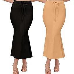 Stretchable Saree Shapewear Petticoat for Women, Cotton Blended,Petticoat,Skirts for Women,Shape Wear Dress for Saree-image-64