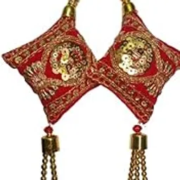 Green Tower Handmade, Ethnic Multicolor Designer Latkan and Tassels Hanging for Blouse, Kurtis, Lehengas, Skirts and Sarees-picture-28