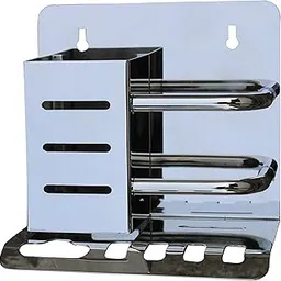 Shivam Steel SS Tooth Brush Holder/Multipurpose Stand/Tumbler for Bathroom Accessories/Stainless Steel Toothbrush Holder-picture-15