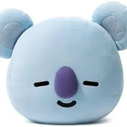 STAR TRADING COMPANY Teddy Pillow/Cushion BTS BT21 Stuffed Plush Soft Toy for Toddler Kids Babies Girls Blue014-picture-22