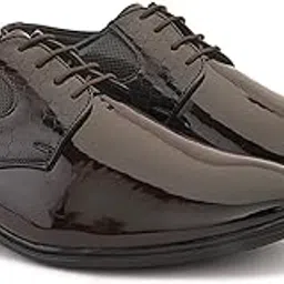 stanphord Mens Midnight Glossy Oxford Shoes – Premium Patent Leather Lace-Up Dress Shoes for Wedding, Party & Business with Anti-Slip Comfort Sole-picture-10