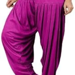 Casuals Women's Viscose Rayon Patiala Regular Fit Harem Pants (Colors:- MEGENTA) (Please Refer The Size Chart Image First) (Size: S, M, L, XL, 2XL, 3XL, 4XL, 5XL, 6XL)-picture-51