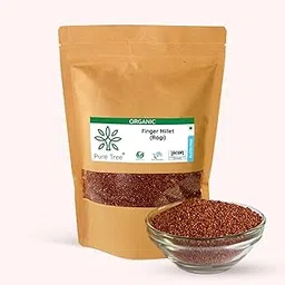Pure Tree Certified Organic Ragi Whole | 850g | Finger Millet (Nachni/Nagli) | Gluten-Free Whole Grain-picture-30