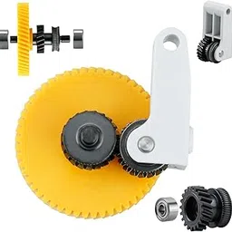 Upgraded All-Metal Hotend p1s Extruder Helical Gear Handle kit, High End Silicone Injection Moulded Handle Assembly, Direct Drive Extruder Gears, for Bambu lab X1 X1C P1 P1P P1S Model 3D Printers-picture-58